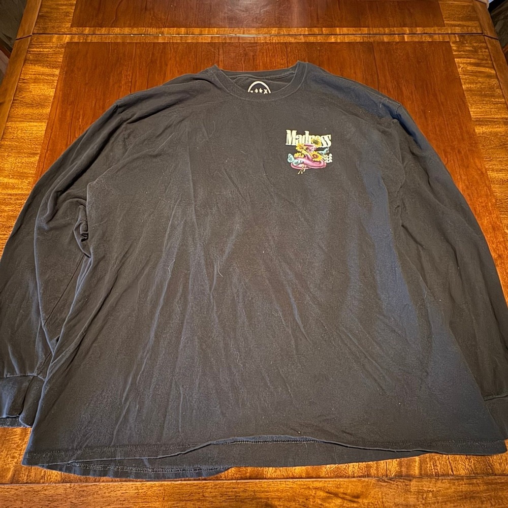 Madness CVLA Angeles Snake Graphic Long Sleeve T‎ Shirt Black XXL